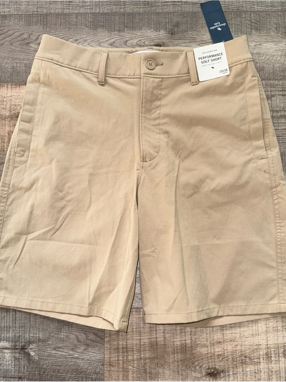Abercrombie kids Performance Golf Shorts - Khaki 15/16